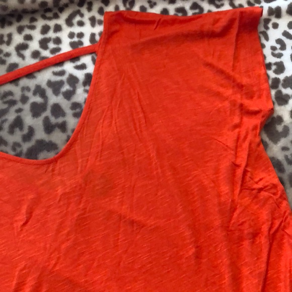 Old Navy V-neck Short Sleeve Top Orange Small - Picture 6 of 11